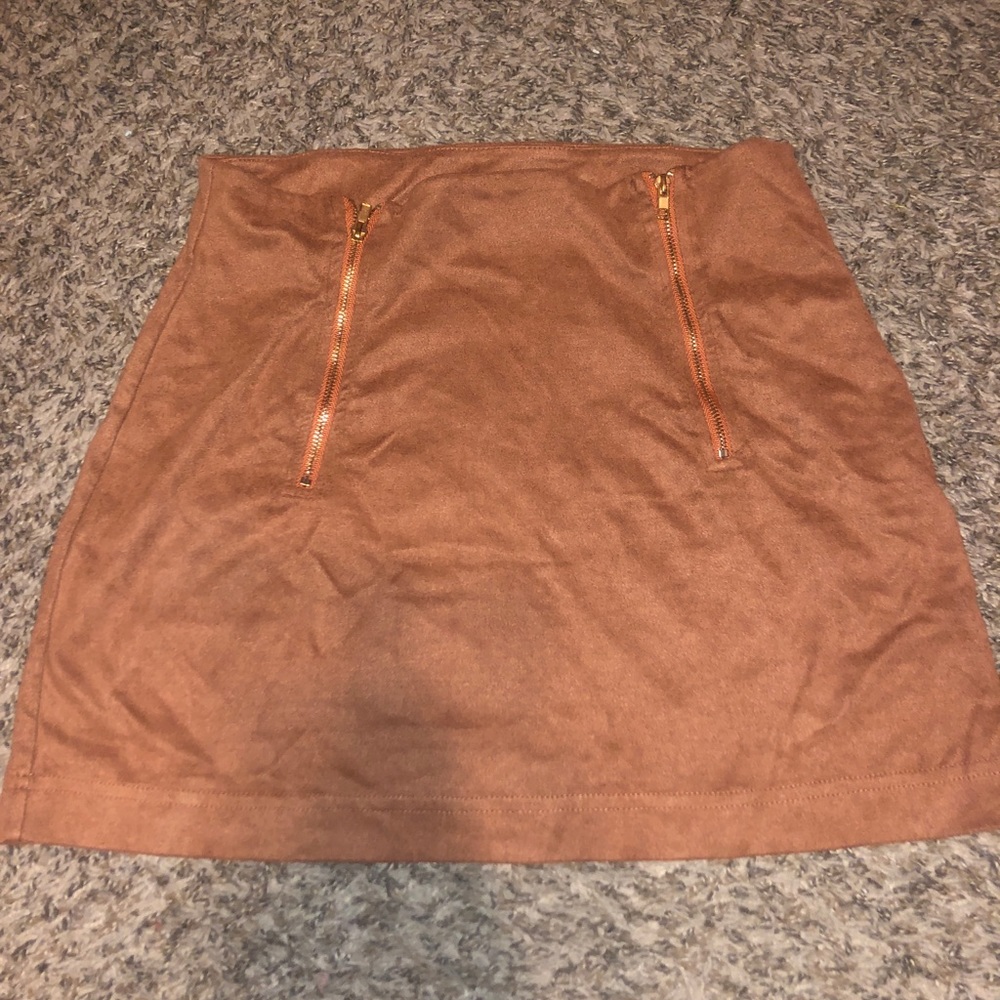 Suede Skirt